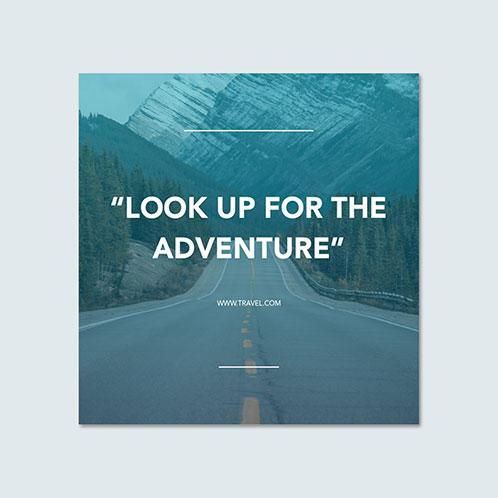 Adventure Social Media Post