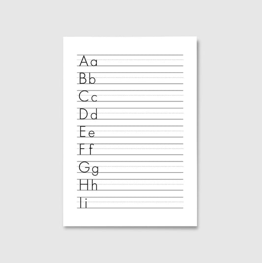 Alphabet Worksheet