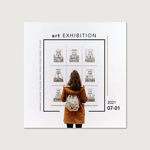 Art Exhibition Social Media Post