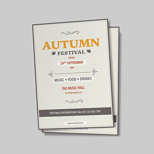 Autumn Festival Flyer