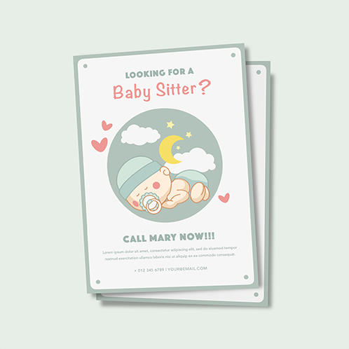 Baby Sitter Flyer