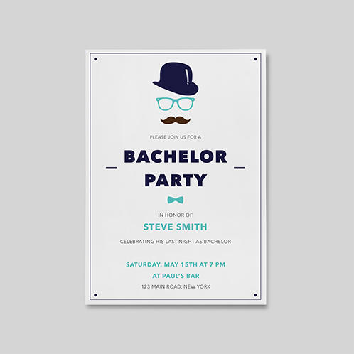 Bachelor Party Invitation