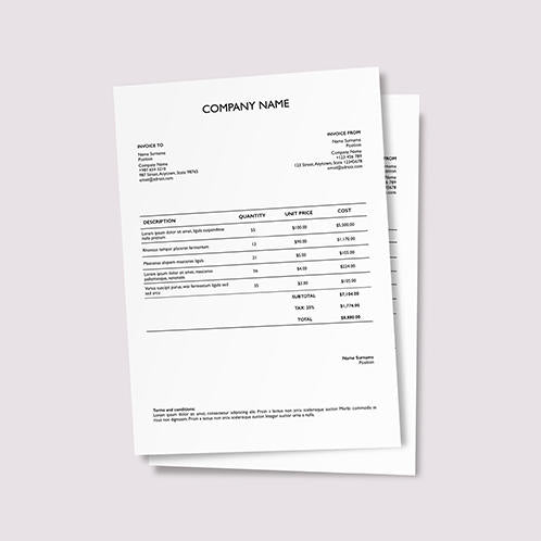 Basic Invoice 02