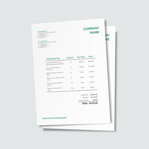 Basic Invoice 06