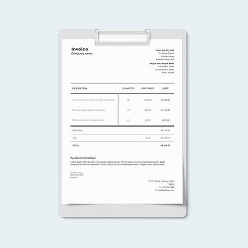 Basic Invoice 08