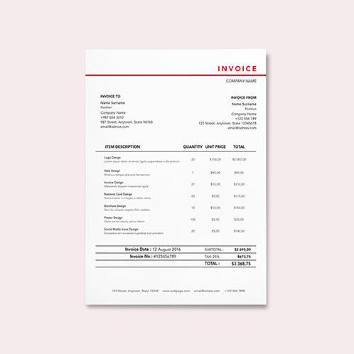 Basic Invoice 09