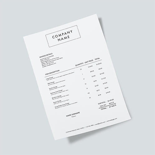 Basic Invoice 11