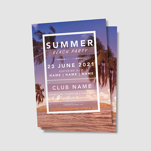 Beach Party Flyer 02