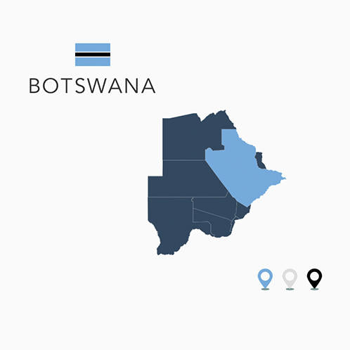 Botswana Map