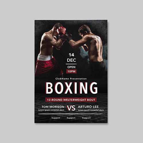Boxing Fight Flyer