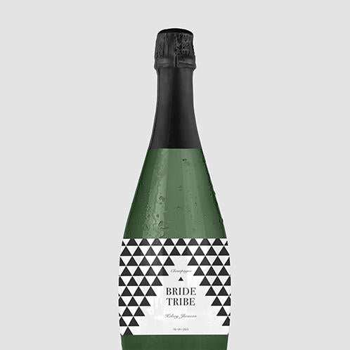 Bride Tribe Champagne Label