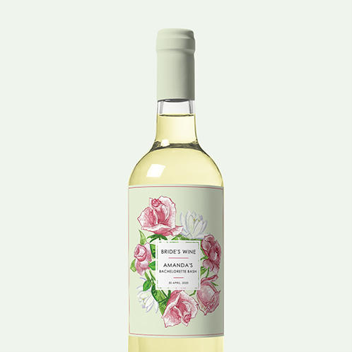 Bride's Wine Label