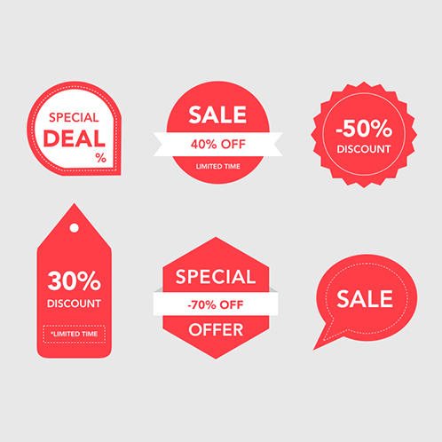 Bright Sale Badges