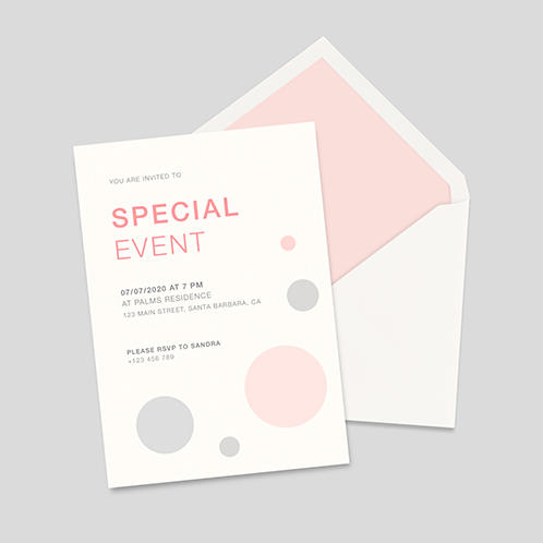 Bubbles Invitation