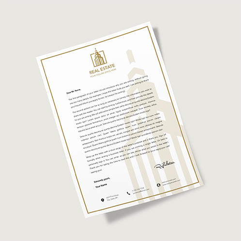 Building Real Estate Letterhead