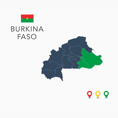 Burkina Faso Map