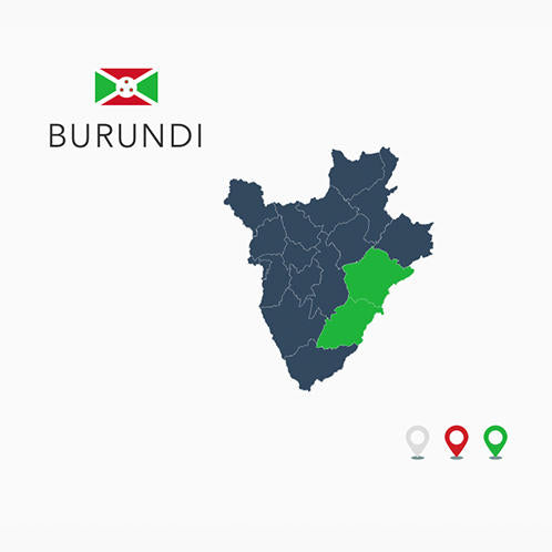 Burundi Map