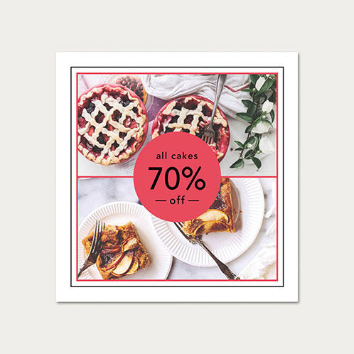 Cakes Social Media Post