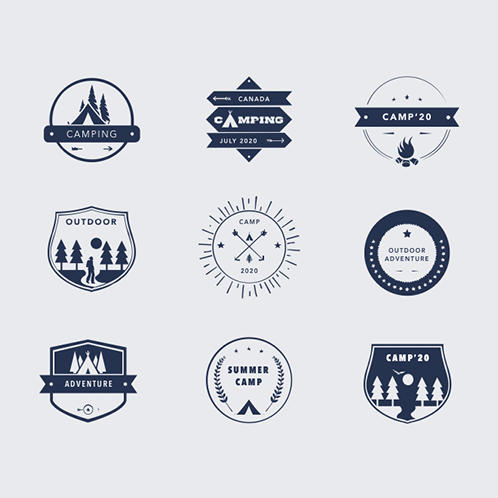 Camping Badges