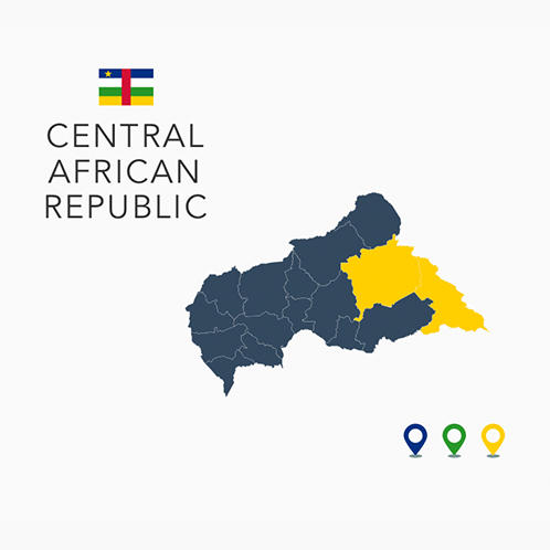 Central African Republic Map
