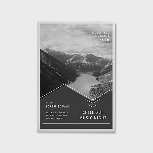 Chill Out Music Flyer