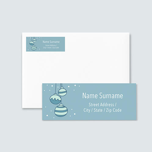 Christmas Address Label