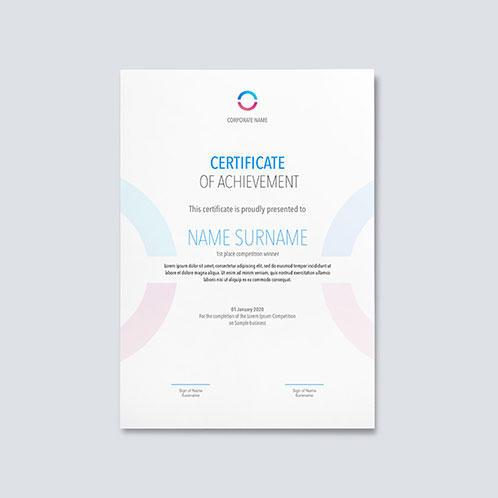 Circle Achievement and Diploma