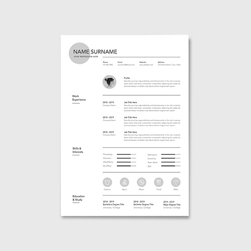 Circle Resume