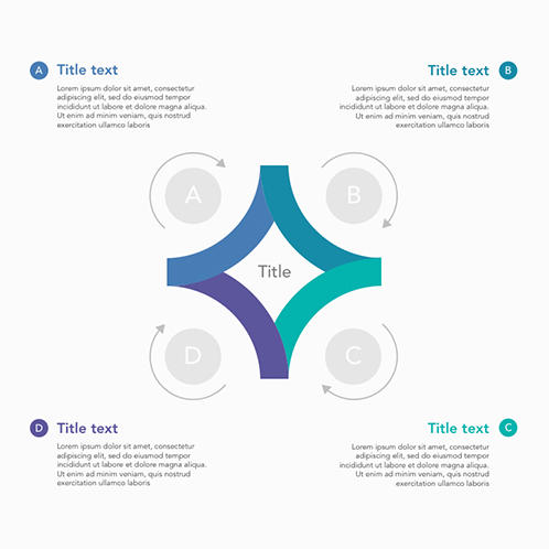 Circular 4 Steps Diagram 02