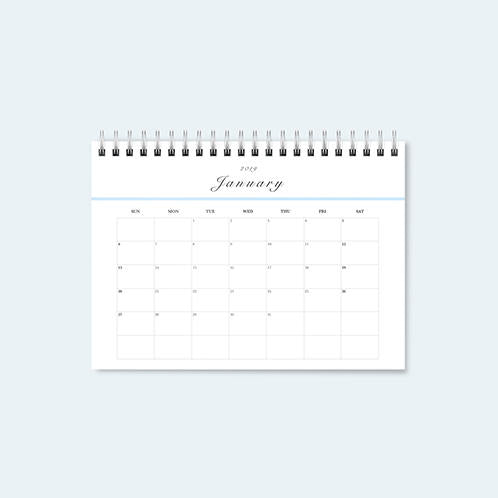 Clean Monthly Planner