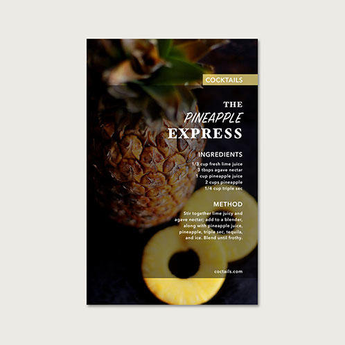 Cocktail Recipe Pinterest Post