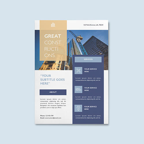 Construction Business Flyer 02