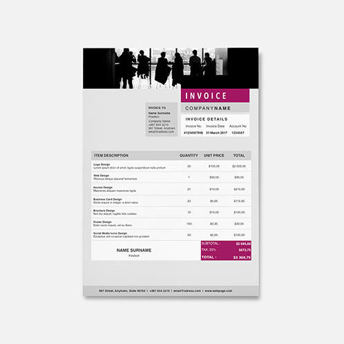 Corporate Invoice