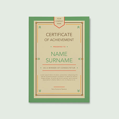 Country Certificate