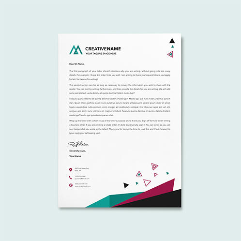 Creative Letterhead
