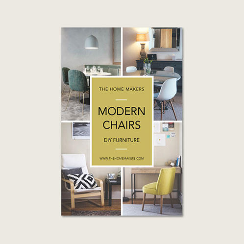 DIY Modern Chairs Pinterest Post