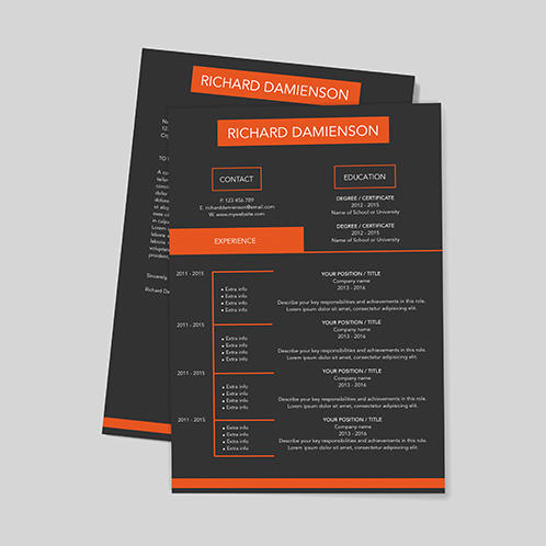 Dark Resume