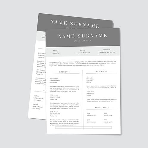 Delicate Resume