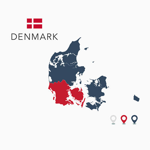 Denmark Map