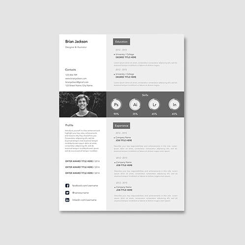 Designer & Illustrator Resume
