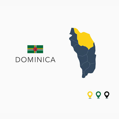 Dominica Map