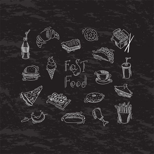 Fast Food Doodles