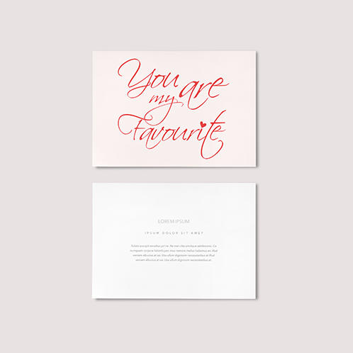 Favourite Valentines Card