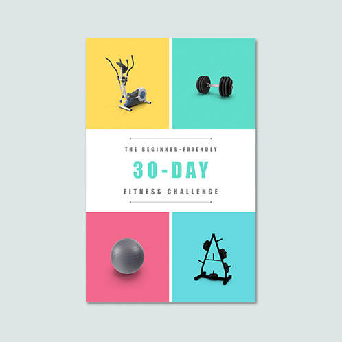 Fitness Challenge Pinterest Post