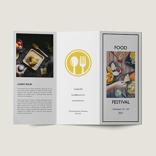 Food Festival Brochure