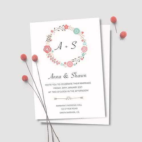 Fresh Wedding Invitation