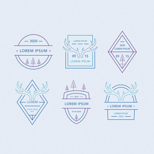 Geometric Badges