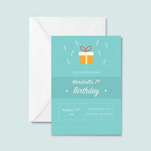 Gift Birthday Invitation