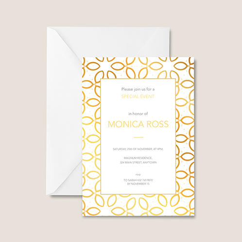 Gold Invitation 01