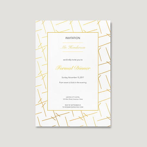 Gold Invitation 02